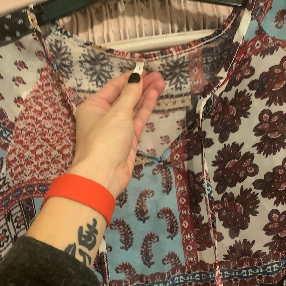 EUC boho style top/blouse small - Picture 2 of 8